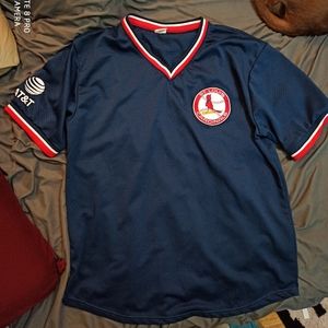 Unisex XL Blue Mesh Cardinals Jersey